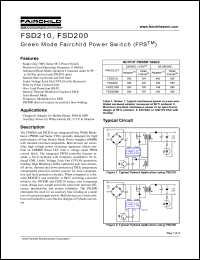 Click here to download FSD200 Datasheet