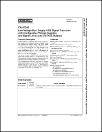 Click here to download FXL4T245 Datasheet
