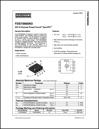 Click here to download FDS7066SN3 Datasheet
