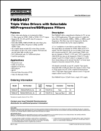 Click here to download FMS6407MTC20 Datasheet
