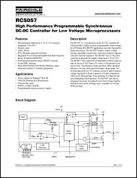 Click here to download RC5057M Datasheet