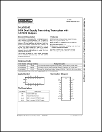 Click here to download 74LVX3245TTR Datasheet