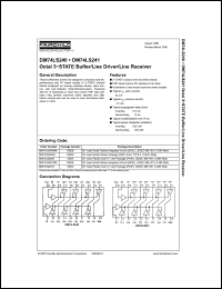 Click here to download DM74LS241 Datasheet
