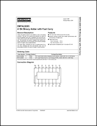 Click here to download DM74LS283 Datasheet