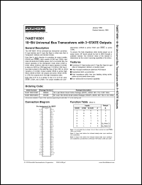 Click here to download 74ABT16501 Datasheet