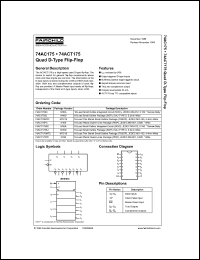 Click here to download 74AC175 Datasheet
