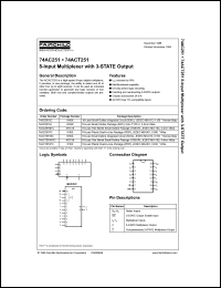Click here to download 74AC251 Datasheet