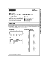 Click here to download 74ACT16374 Datasheet