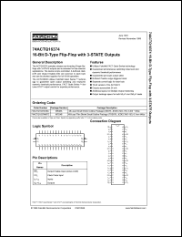 Click here to download 74ACTQ16374 Datasheet