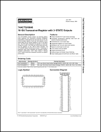 Click here to download 74ACTQ16646 Datasheet