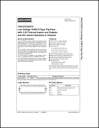 Click here to download 74ALVC162374T Datasheet