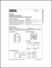 Click here to download 74F2243 Datasheet