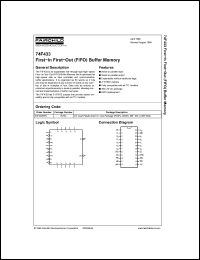 Click here to download 74F433 Datasheet