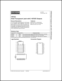Click here to download 74F533 Datasheet
