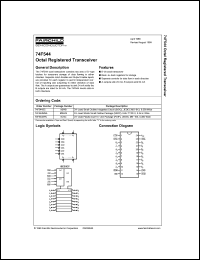 Click here to download 74F544 Datasheet