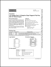 Click here to download 74LCX112 Datasheet
