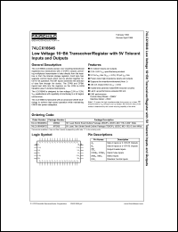 Click here to download 74LCX16646 Datasheet