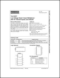 Click here to download 74LCX257 Datasheet