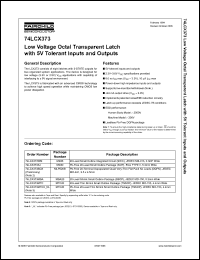 Click here to download 74LCX373 Datasheet