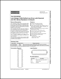 Click here to download 74LCXH162244 Datasheet