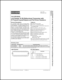 Click here to download 74LCXP16245 Datasheet