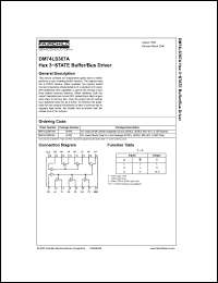 Click here to download DM74LS367A Datasheet