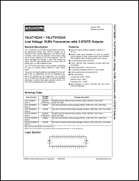 Click here to download 74LVT16245 Datasheet