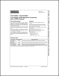 Click here to download 74LVTH16952 Datasheet