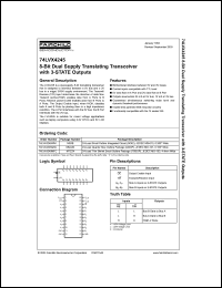 Click here to download 74LVX4245QSCX_NL Datasheet