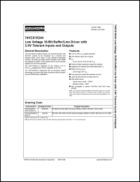 Click here to download 74VCX16244 Datasheet