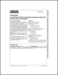 Click here to download 74VCX16501 Datasheet