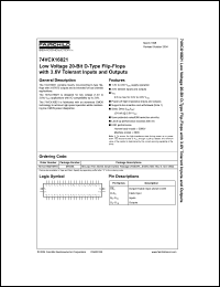 Click here to download 74VCX16821MTDX_NL Datasheet