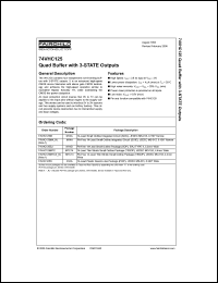 Click here to download 74VHC125MTCX_NL Datasheet