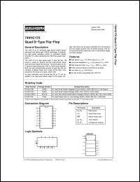 Click here to download 74VHC175 Datasheet