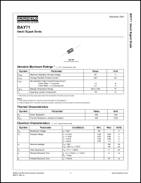 Click here to download BAY71 Datasheet