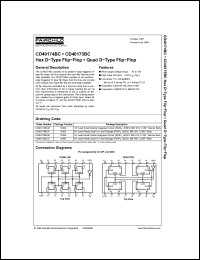 Click here to download CD40174BC Datasheet