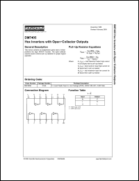 Click here to download DM7405 Datasheet