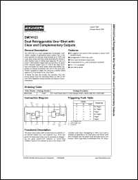 Click here to download DM74123 Datasheet