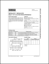 Click here to download DM74ALS157 Datasheet