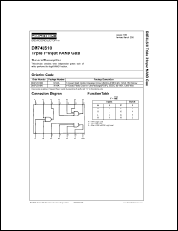 Click here to download 74LS10 Datasheet