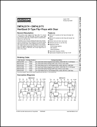 Click here to download DM74LS174 Datasheet