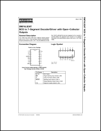 Click here to download DM74LS247 Datasheet