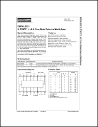 Click here to download DM74LS251 Datasheet