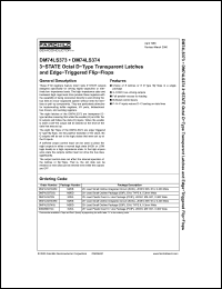 Click here to download DM74LS374 Datasheet