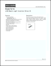 Click here to download FAN7315GX Datasheet