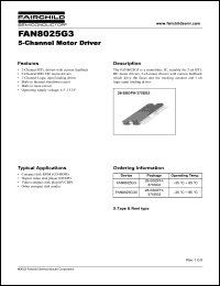 Click here to download FAN8025G3 Datasheet