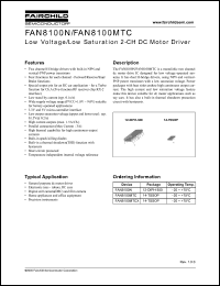 Click here to download FAN8100N Datasheet