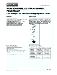 Click here to download FAN8200MP Datasheet