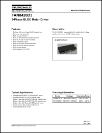 Click here to download FAN8420D3TF Datasheet