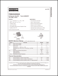 Click here to download FDB045AN08 Datasheet
